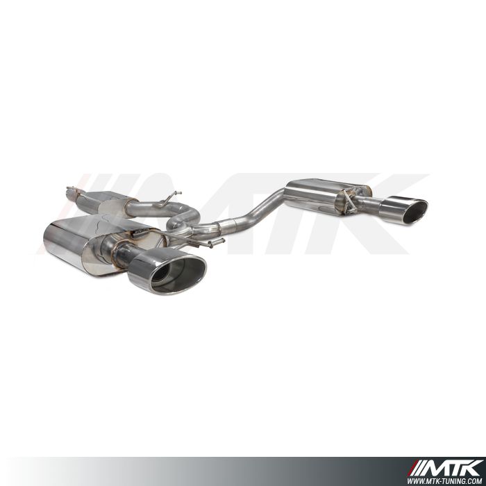 Catback avec silencieux intermediaire Seat Leon Cupra ST 300 4Drive